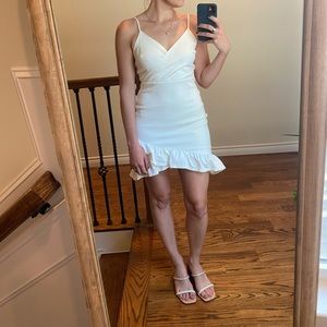 White lulus dress